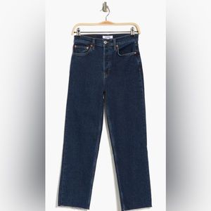 Re/Done Originals High Waist Stovepipe Jeans